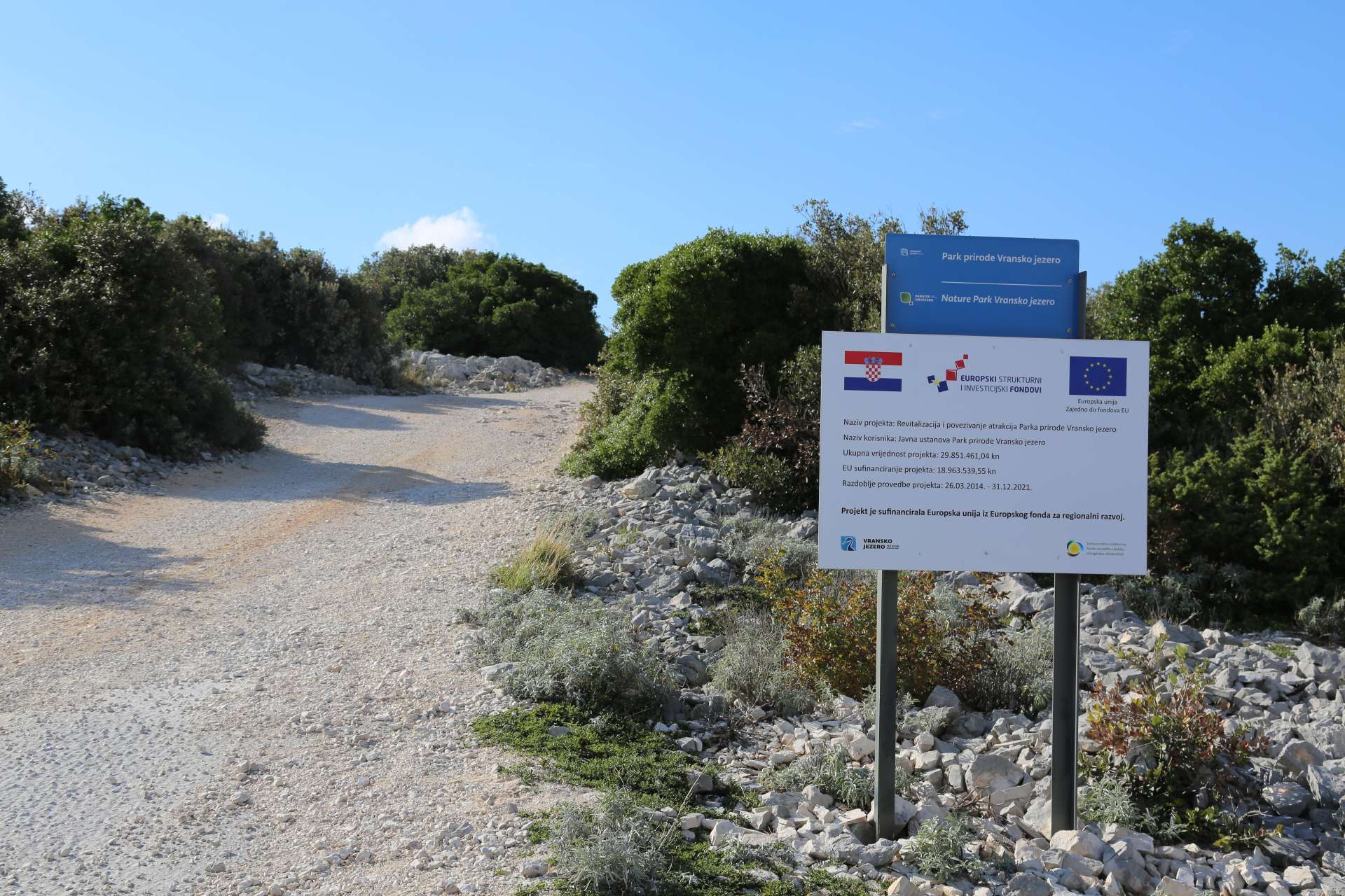 Projekt ”Revitalizacija i povezivanje atrakcija Parka prirode Vransko jezero” obogaćuje ponudu i sadržaj Parka prirode Vransko jezero - 